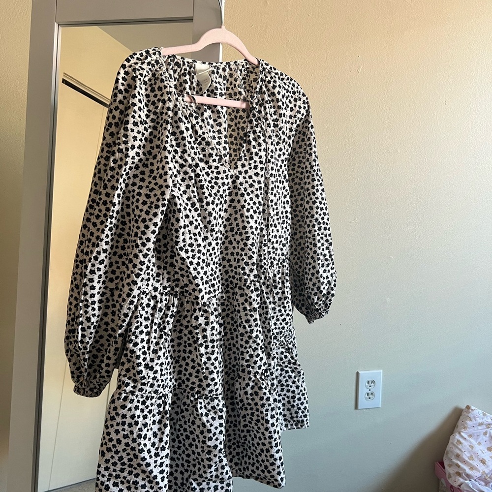 Black and White Polka Dot Dress